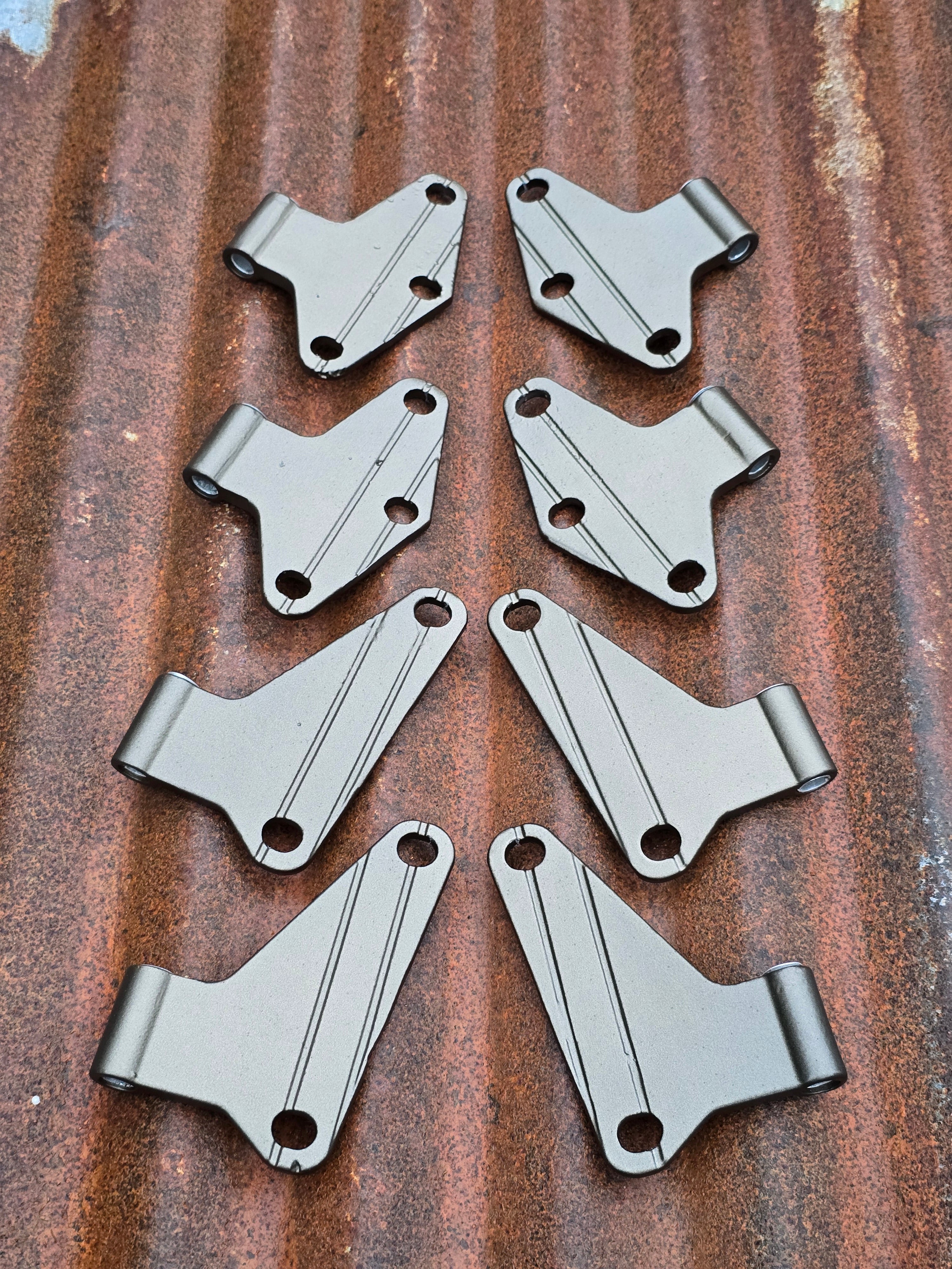 Jeep Wrangler JK Powder Coated Inner Door Hinge Mounts