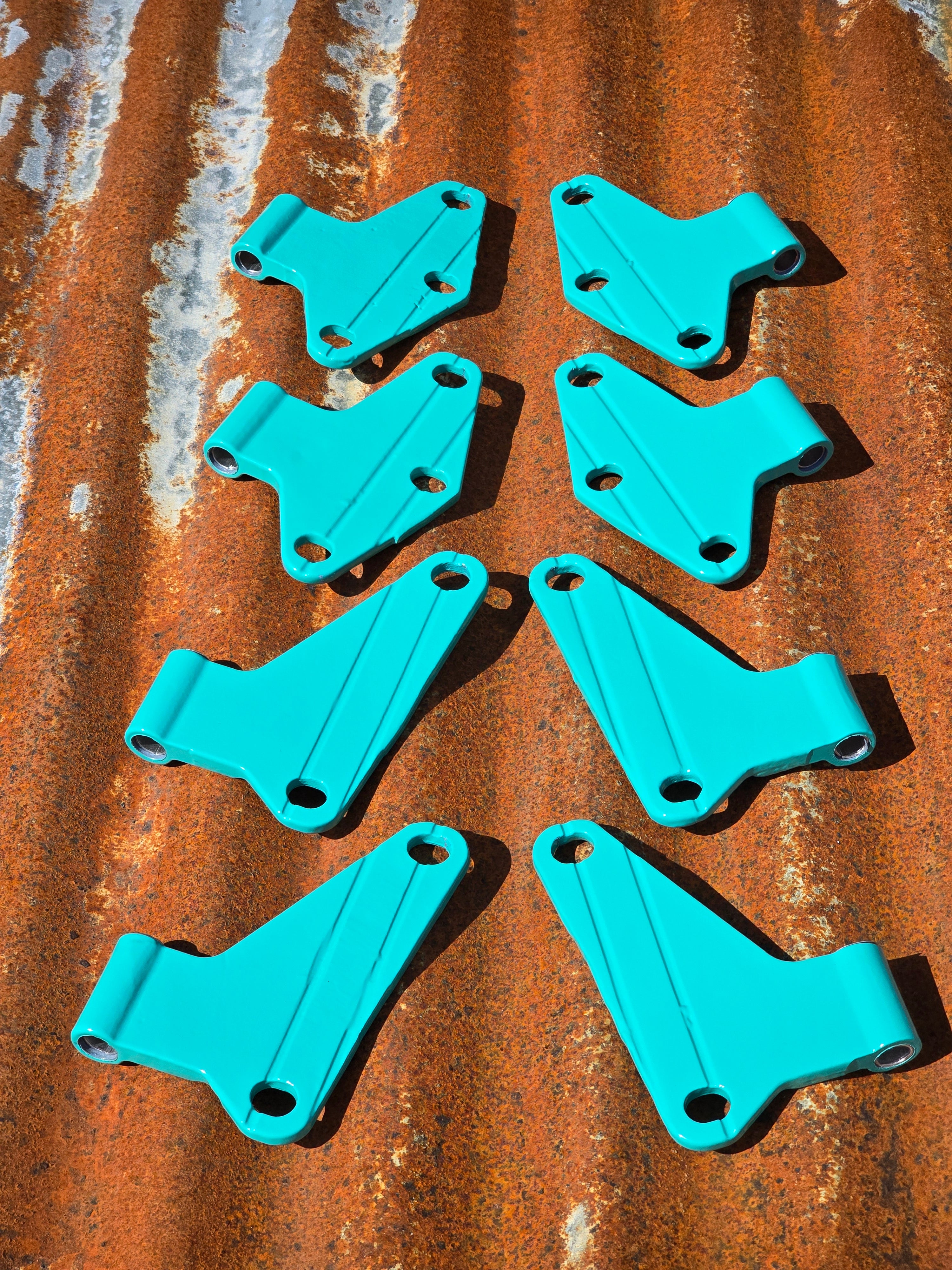 Jeep Wrangler JK Powder Coated Inner Door Hinge Mounts