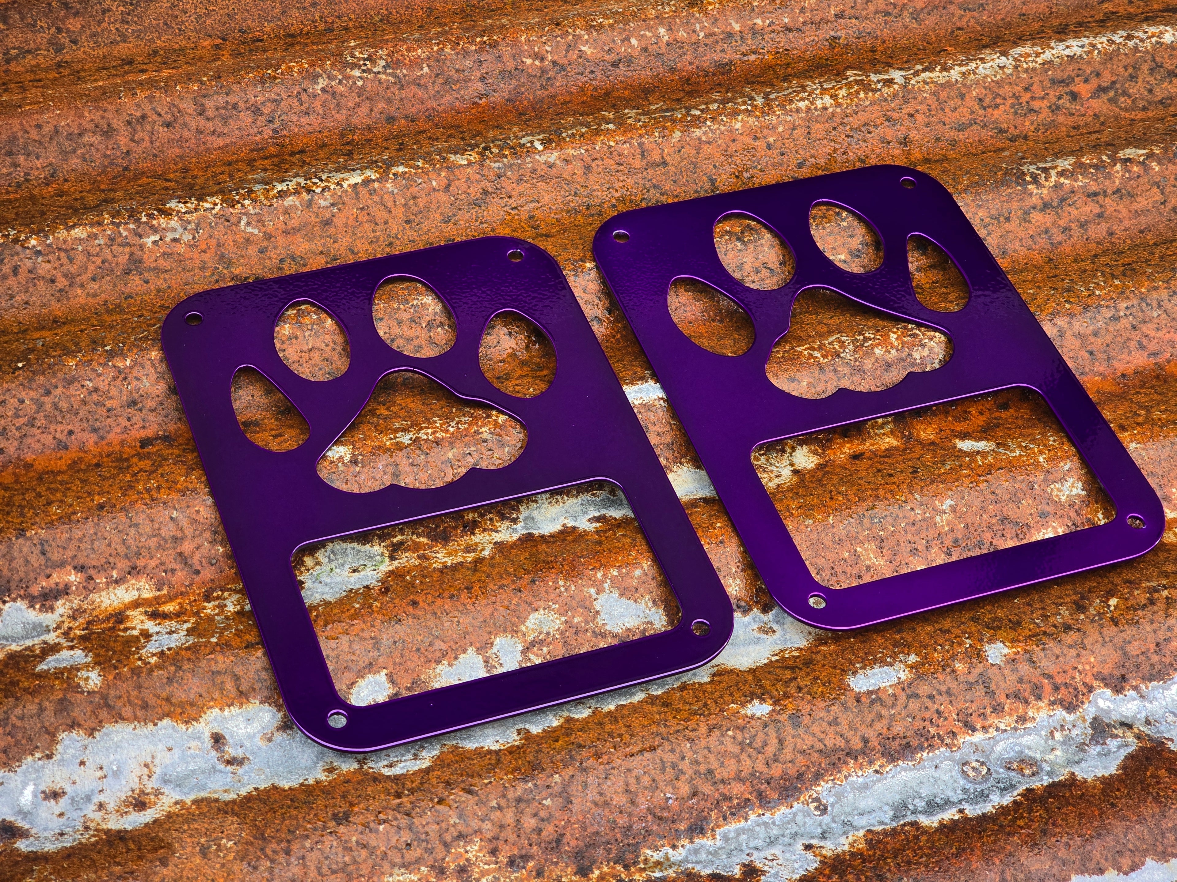 Jeep Wrangler JK Powder Coated Tail Light Covers