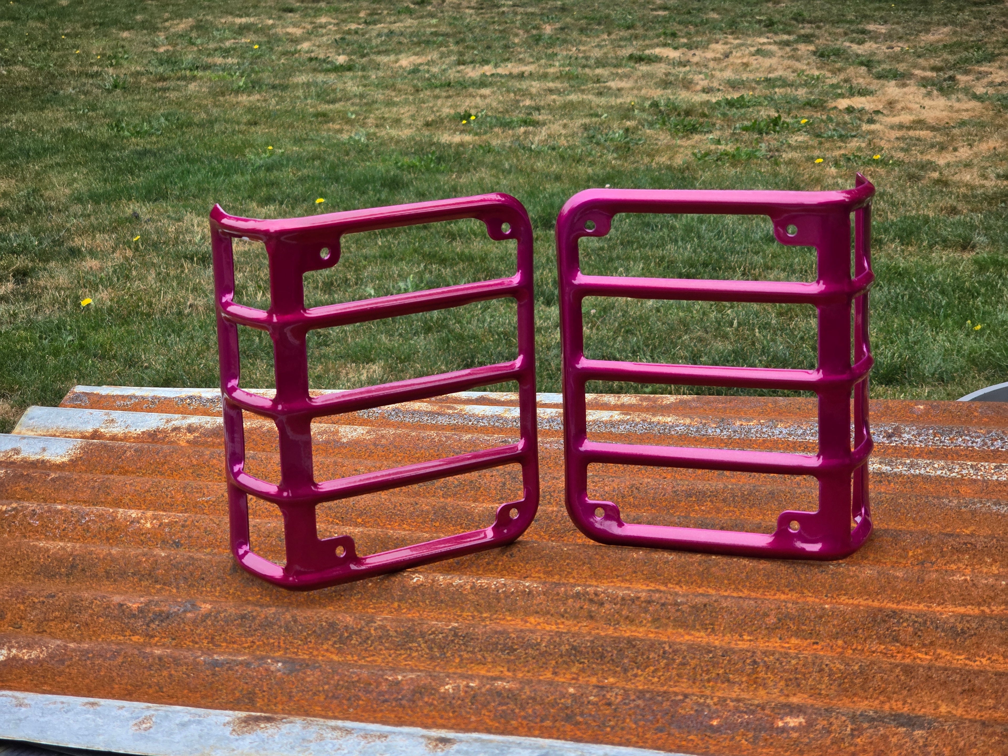 Jeep Wrangler JK Powder Coated Tail Light Covers