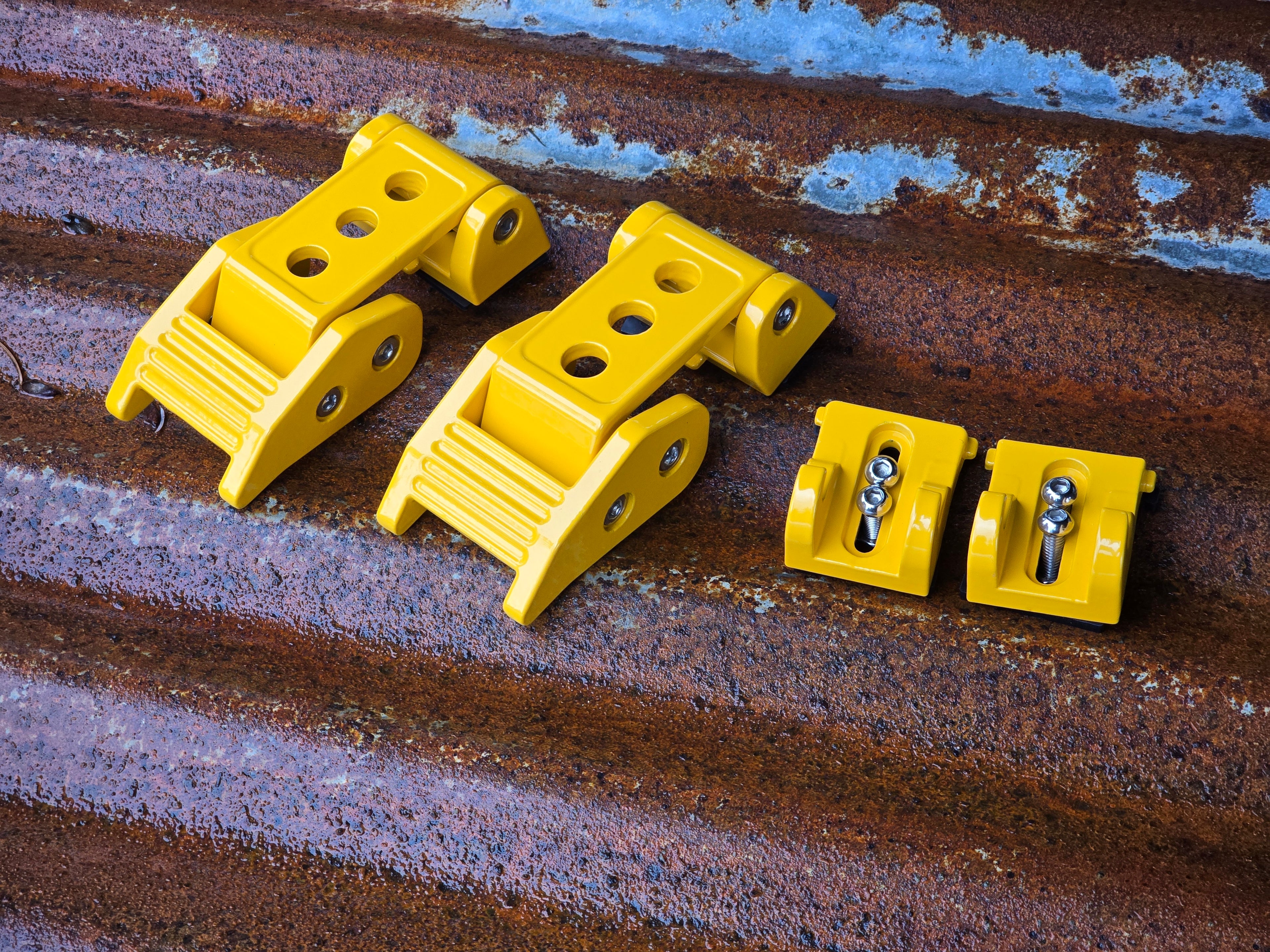 jeep wrangler yellow hood latches for jk jl and gladiator yellow jeep accessories